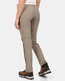 KILPI HOSIO-W Khaki dámské outdoorové odepínací kalhoty
