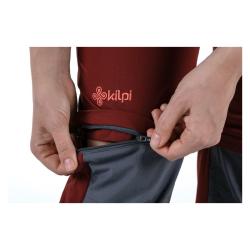 Kilpi HOSIO-W tmavě červené dámské outdoorové kalhoty