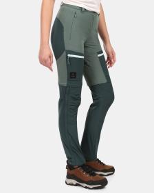 KILPI HOSIO-W Tmavě zelené dámské outdoorové odepínací kalhoty