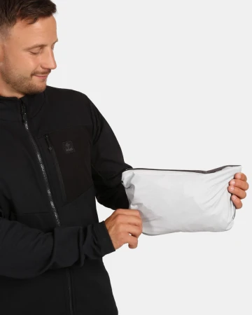 KILPI HURRICANE-M Černá pánská outdoorová bunda