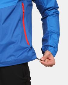 KILPI HURRICANE-M Modrá pánská hardshellová bunda