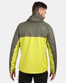 KILPI HURRICANE-M Světle zelená pánská hardshellová bunda