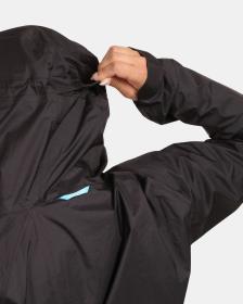 KILPI HURRICANE-W Černá dámská hardshellová bunda