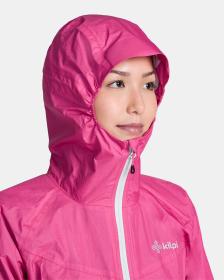 KILPI HURRICANE-W Růžová dámská nepromokavá membránová bunda