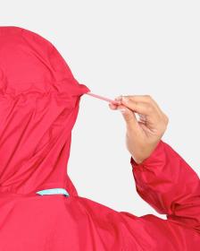 KILPI HURRICANE-W Růžová dámská nepromokavá bunda