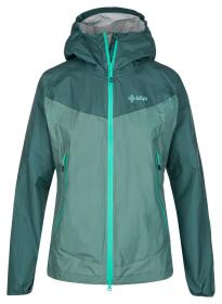 Kilpi HURRICANE-W Tmavozelená dámska outdoor bunda Kilpi HURRICANE-W Tmavozelená dámska outdoor bunda
