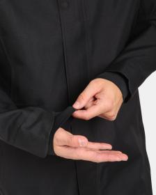 KILPI IVAR-M Černý pánský nepromokavý kabát