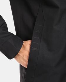 KILPI IVAR-M Černý pánský nepromokavý kabát