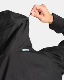 KILPI IVAR-M Černý pánský nepromokavý kabát