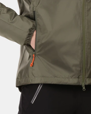 KILPI JALUU-U Tmavě zelená unisex nepromokavá bunda
