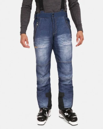 KILPI JEANSO-M Tmavě modré pánské softshellové kalhoty KILPI JEANSO-M Tmavě modré pánské softshellové kalhoty