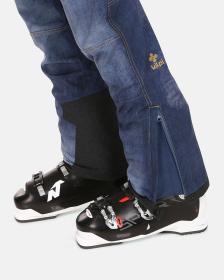 KILPI JEANSO-M Tmavě modré pánské softshellové kalhoty