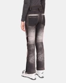 KILPI JEANSO-W Černé dámské softshellové lyžařské kalhoty