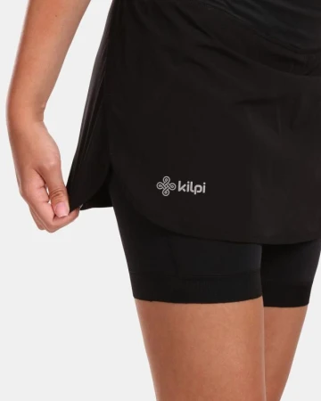 KILPI JOLA-W Černá cyklistická sukně