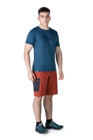 Kilpi JOSEPH-M tmavě červené outdoor kraťasy