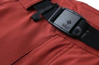 Kilpi JOSEPH-M tmavě červené outdoor kraťasy