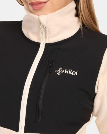 KILPI KAJAANI-W Béžová dámská fleecová mikina
