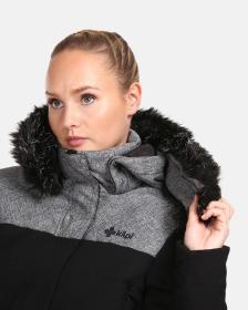 KILPI KETRINA-W Černý dámský zimní kabát