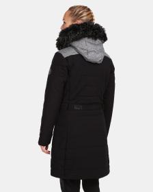 KILPI KETRINA-W Černý dámský zimní kabát