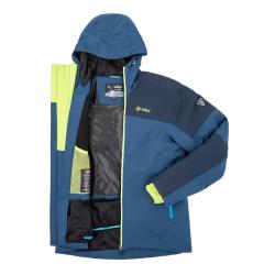 KILPI KILLY-M Čierna pánska lyžiarska bunda