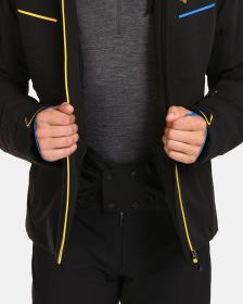 KILPI KILLY-M Čierna pánska lyžiarska bunda