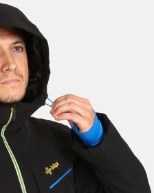 KILPI KILLY-M Čierna pánska lyžiarska bunda