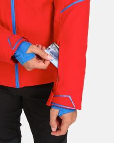 KILPI KILLY-M Červená pánska lyžiarska bunda