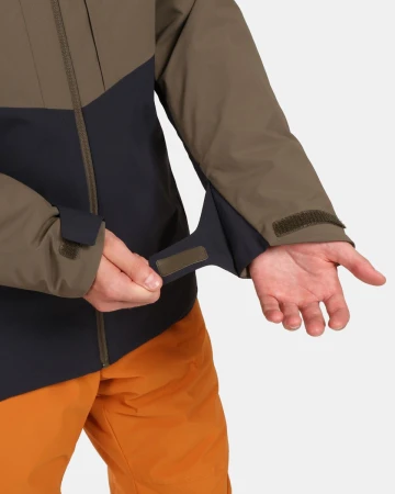 KILPI KILLYAN-M Khaki pánská lyžařská bunda