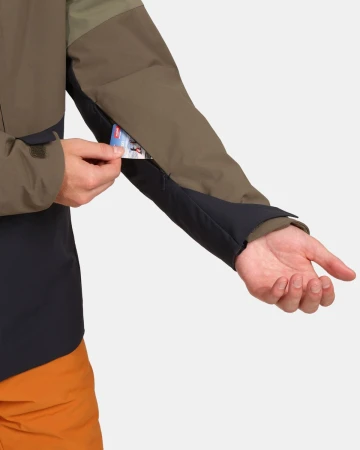 KILPI KILLYAN-M Khaki pánská lyžařská bunda