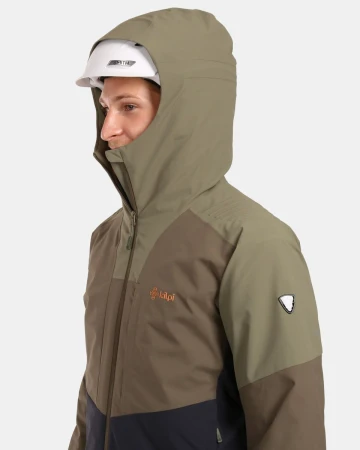 KILPI KILLYAN-M Khaki pánská lyžařská bunda