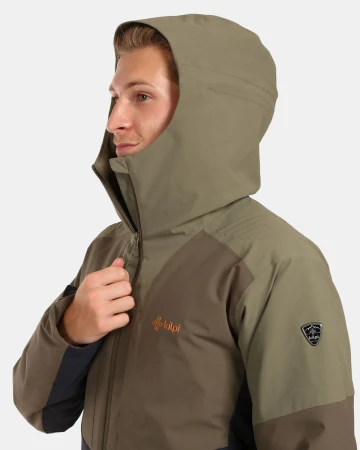 KILPI KILLYAN-M Khaki pánská lyžařská bunda