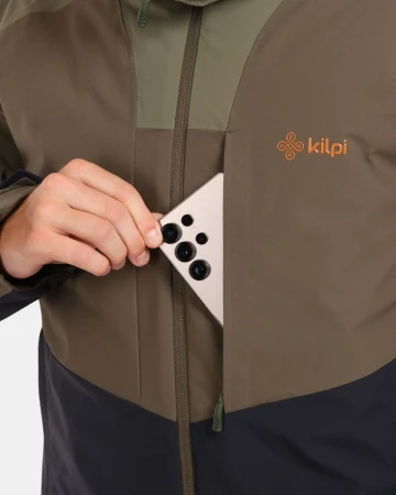 KILPI KILLYAN-M Khaki pánská lyžařská bunda