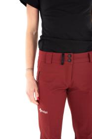 Kilpi LAGO-W tmavě červené dámské outdoorové kalhoty