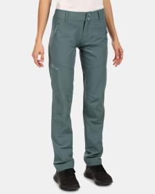 KILPI LAGO-W Tmavě zelené dámské outdoorové kalhoty