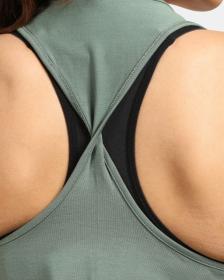 KILPI LANCA-W Khaki dámske tielko