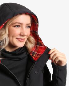 KILPI LASIKA-W Černý dámský softshellový kabát