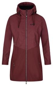 Kilpi LASIKA-W Tmavě červená dámský softshell kabát Kilpi LASIKA-W Tmavě červená dámský softshell kabát
