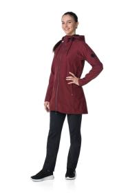 Kilpi LASIKA-W Tmavě červená dámský softshell kabát