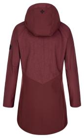 Kilpi LASIKA-W Tmavě červená dámský softshell kabát