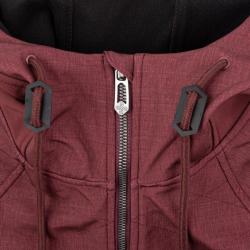 Kilpi LASIKA-W Tmavě červená dámský softshell kabát