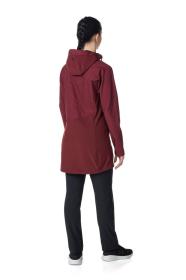 Kilpi LASIKA-W Tmavě červená dámský softshell kabát