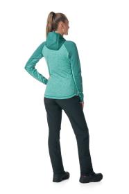 KILPI LAYANA-W Tyrkysová dámská mikina
