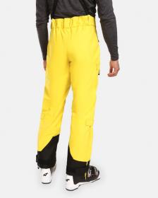 KILPI LAZZARO-M Žlté pánske membránové nohavice