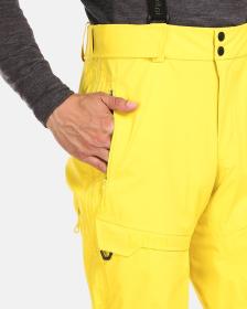 KILPI LAZZARO-M Žlté pánske membránové nohavice