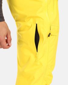 KILPI LAZZARO-M Žlté pánske membránové nohavice