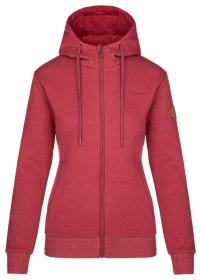 KILPI LEINES-W Tmavě červená dámská mikina
