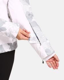 KILPI LENA-W Biela dámska lyžiarska bunda