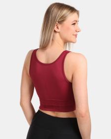 KILPI LIARA-W Tmavě červený dámský sportovní top