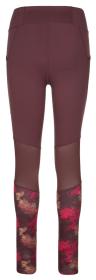Kilpi LIGANO-W tmavo červené dámske legíny
