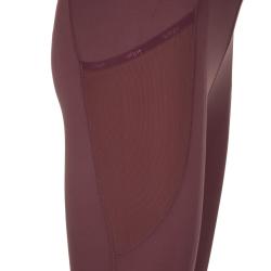 Kilpi LIGANO-W tmavo červené dámske legíny